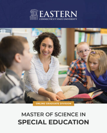 Cover image for the ECSU MS in Special Education program guide.